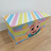 Lofaris Cartoon Stripes Stretch Table Cover for Birthday Baby Shower